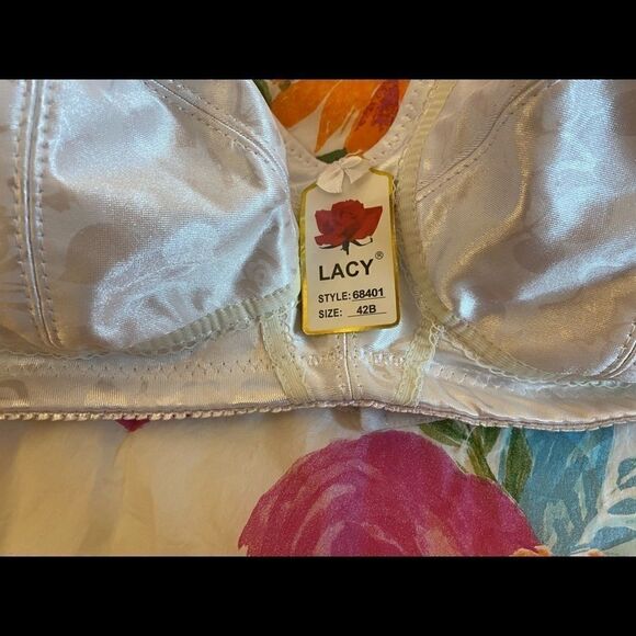 🌷Lacy assorted embroidery floral print Bra 42B - Picture 5 of 12